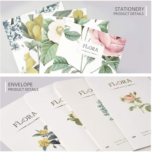 Floral Letter Writing Kit 2