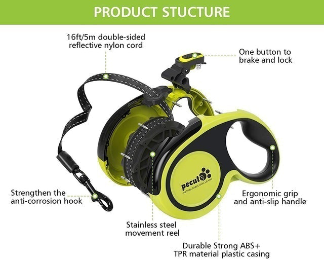 Retractable Medium Dog Lead 2