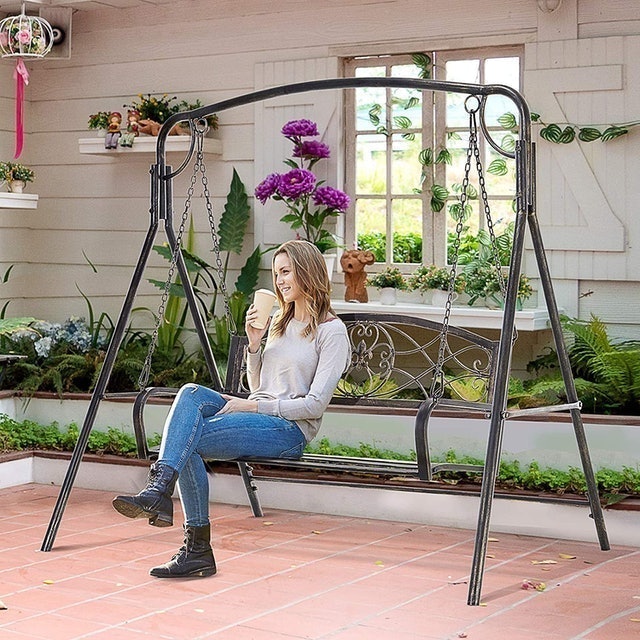 Metal Swinging Bench 2