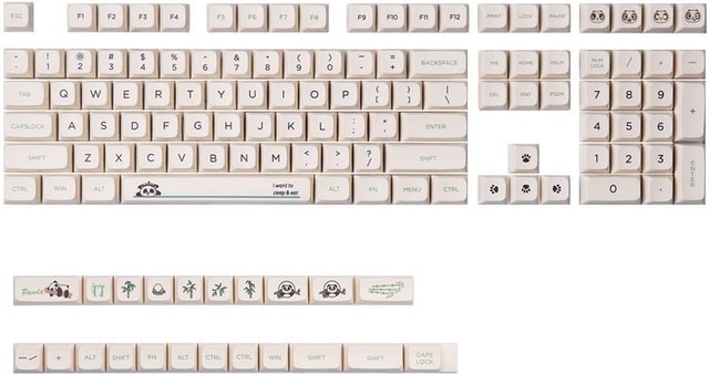 Panda Keycaps 3