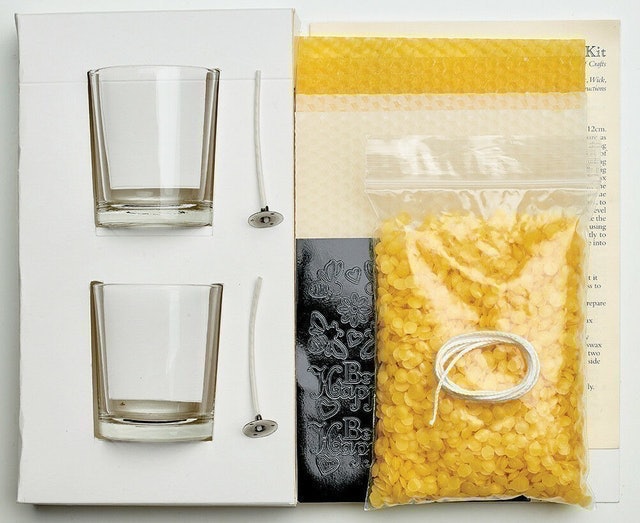 Natural Beeswax Candle Making Kit 2