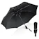 TechRise 8. TechRise Classic Black Windproof Folding Umbrella 1