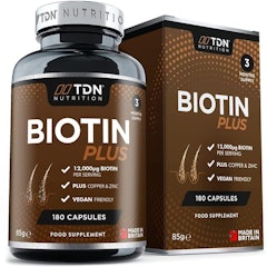 100% Vegan Biotin, Zinc, and Copper Capsules