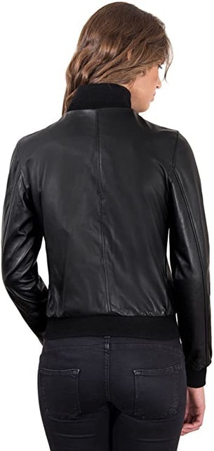 Nappa Lamb Leather Bomber Jacket 2