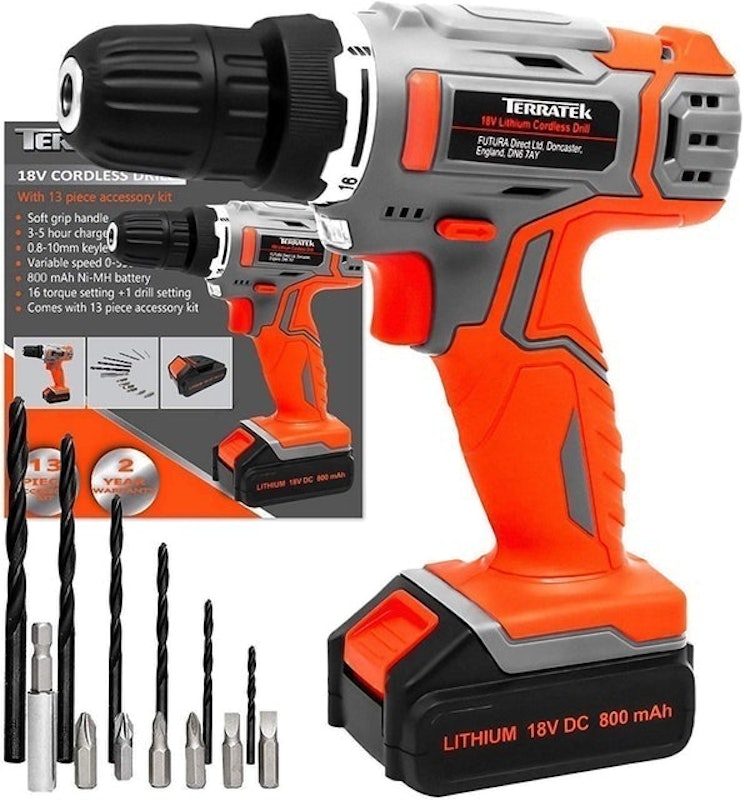 13pc Cordless Drill Driver 1