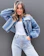 Hollister Patchwork Denim Jacket 1