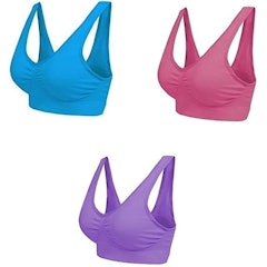 3-Pack Seamless Sleep Bra