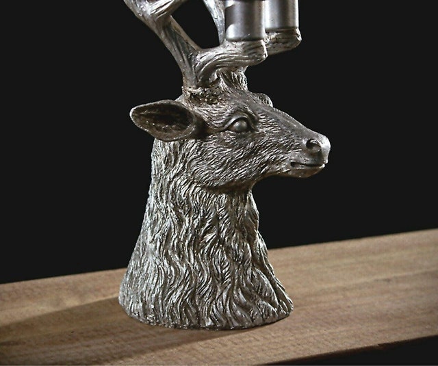 Stag Head Candle Holder 2