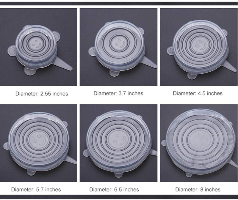9. HONGF Silicone Stretch Lids 3