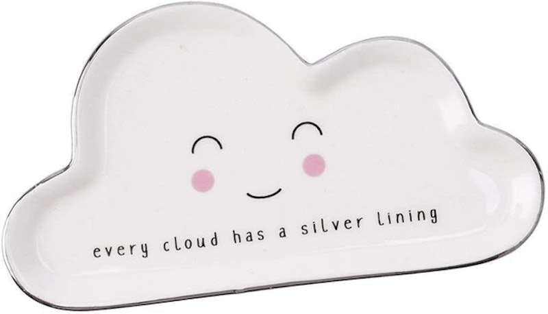 'Every Cloud Has A Silver Lining' Trinket Dish 1
