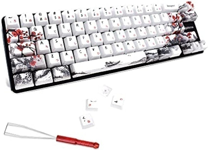 Plum Blossom Keycaps 2
