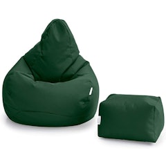 Bean Bag Gamer Chair With Footstool