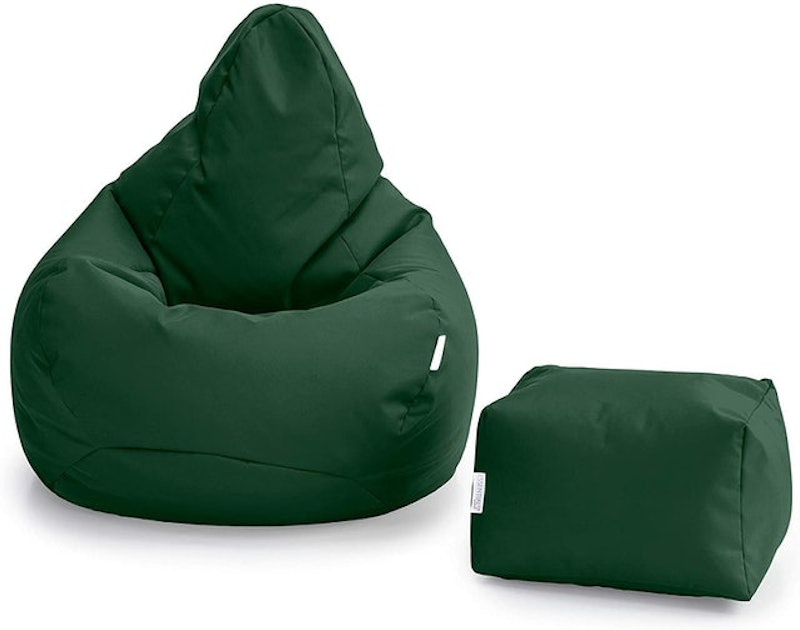 Bean Bag Gamer Chair With Footstool 1