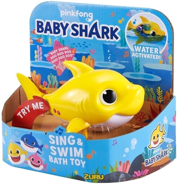 Junior Baby Shark Sing and Swim Bath Toy 2