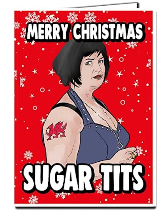 Funny Gavin & Stacey Nessa Christmas Card 1