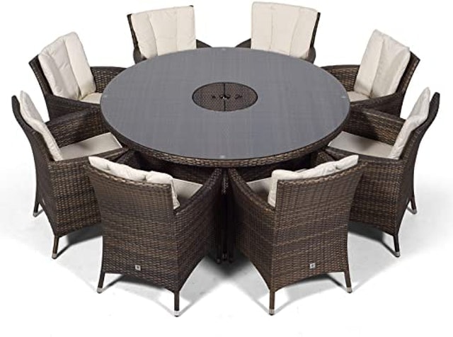 Savannah 8-Seater Dining Table and Chairs 2