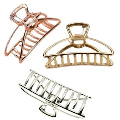 3 Pack Large Metal Claw Clips