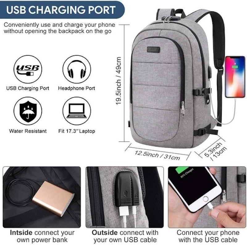 Anti-Theft Laptop Backpack 3