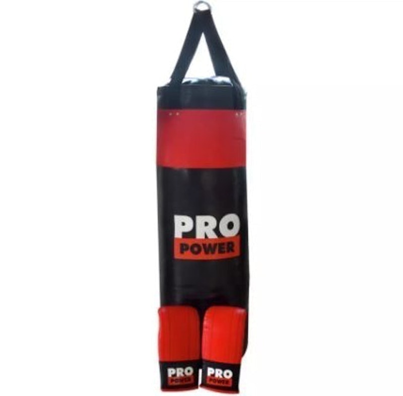 3ft Junior Punch Bag With Boxing Gloves 1