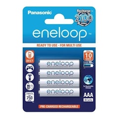 Eneloop AAA Micro 750mAh Rechargeable Batteries