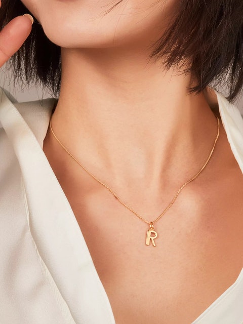 Initial Pendant Necklace 2