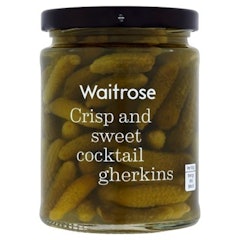 Crisp and Sweet Cocktail Gherkins