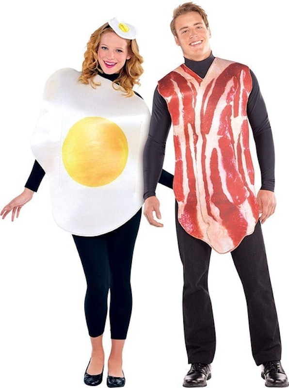 Adult Breakfast Bacon and Egg Costume 1