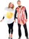 amscan Adult Breakfast Bacon and Egg Costume 1