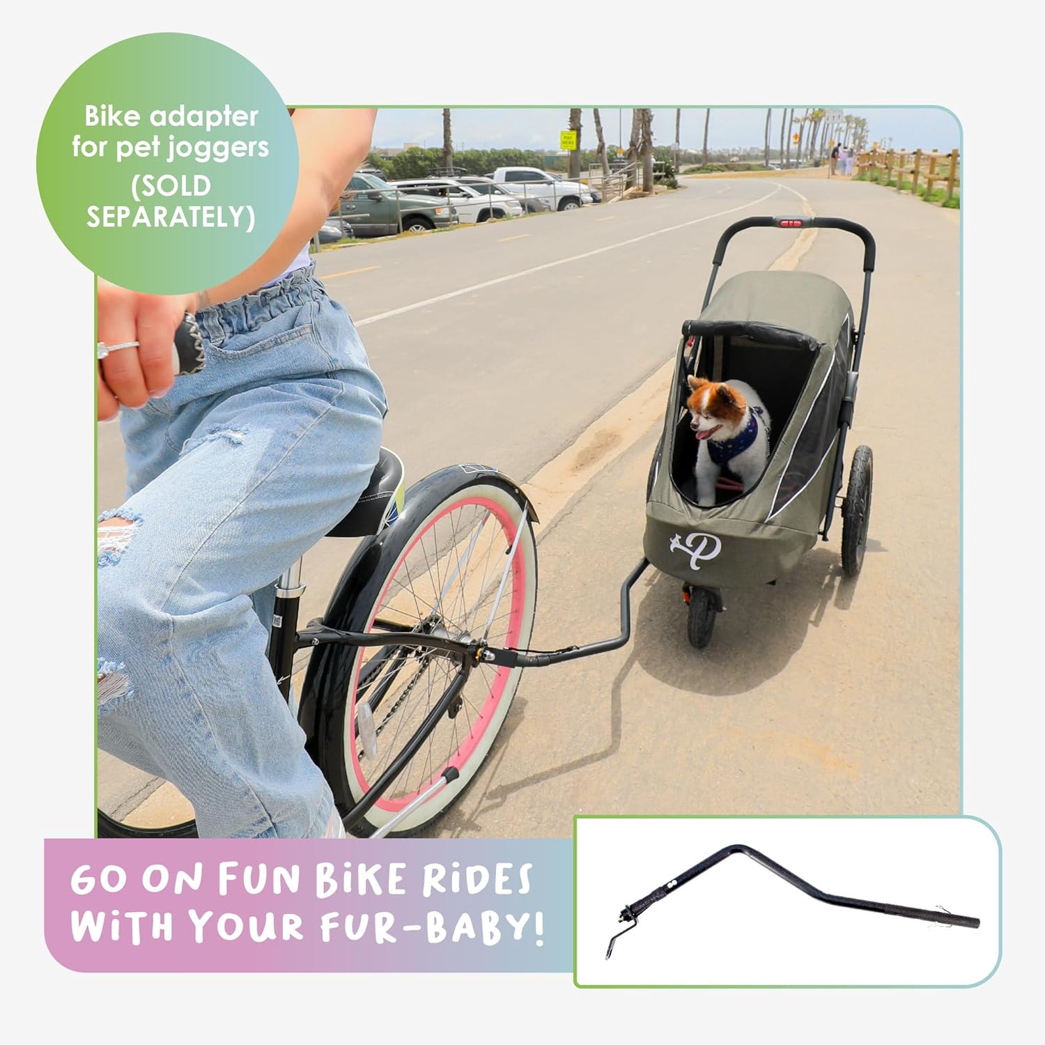 Luxury Dog Bike Trailer 3