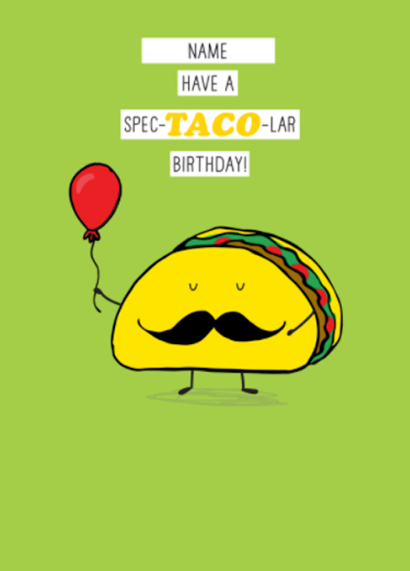 Spec-Taco-Lar Birthday Card 1
