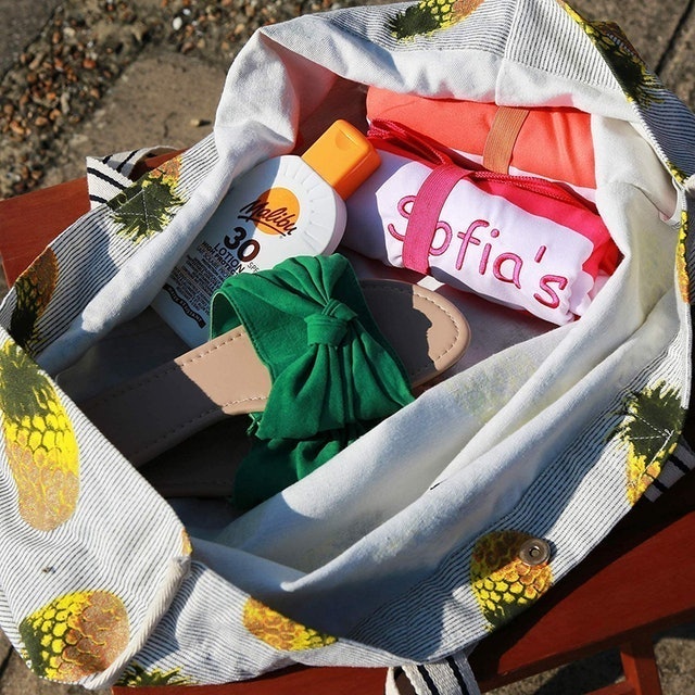 Personalised Striped Cabana Style Beach Towel 3