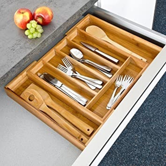 Adjustable Bamboo Tray 2