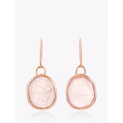 Rose Gold Siren Wire Drop Earrings