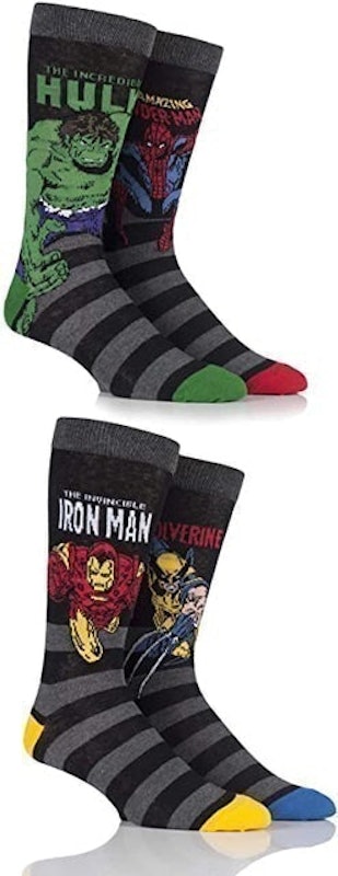 4 Pair Marvel Comics Socks 2