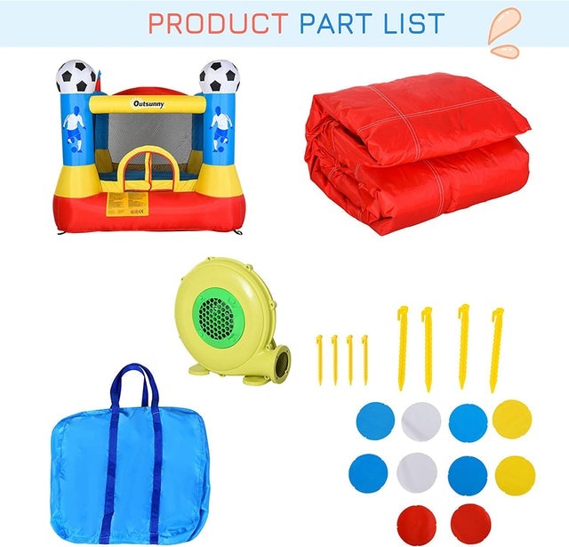 Kids' Football Themed Bouncy Castle 2