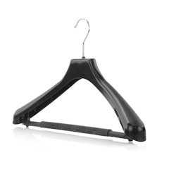 Black Bulbous Coat Hangers