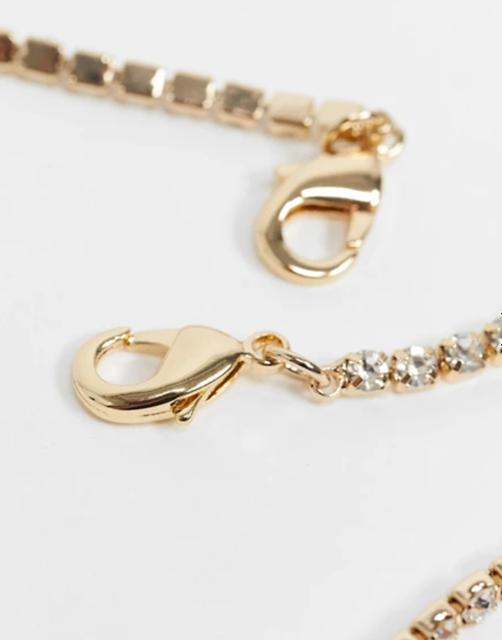 Diamante Face Covering Chain 3
