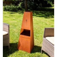 Corten Steel Tinderbox Chiminea