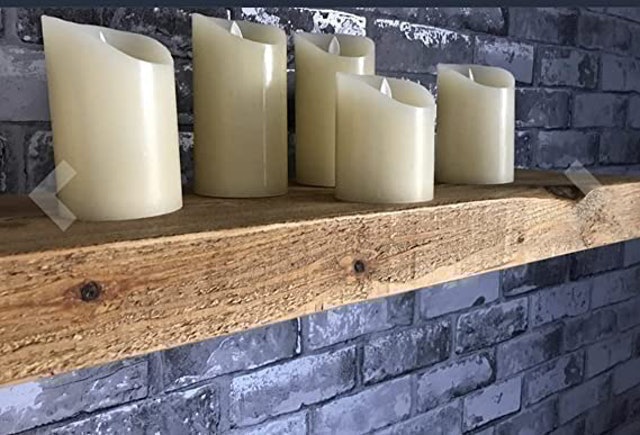 English Oak Colour Floating Shelf 3