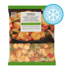 Crispy Potatoes & Seasoned Vegetable Mix