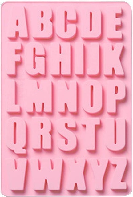 Large Silicone Letters Moulds 1