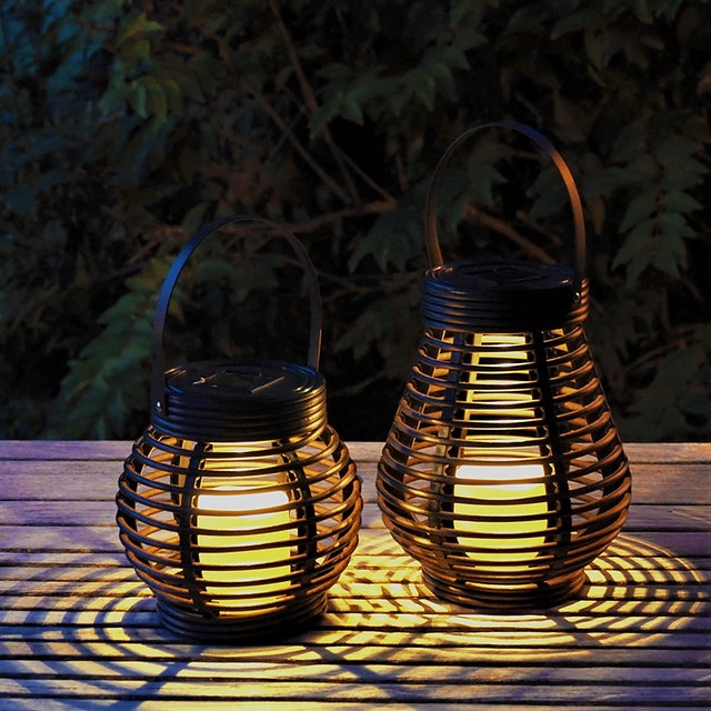 Solar Rattan Lights 2
