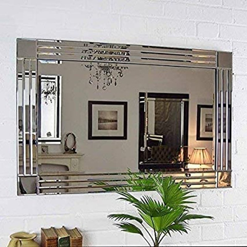 Silver Triple Bevelled Venetian Wall Mirror 3