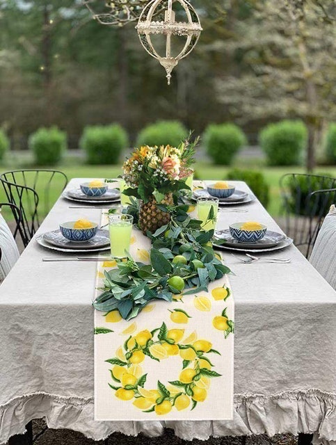 Lemon Table Runner 2