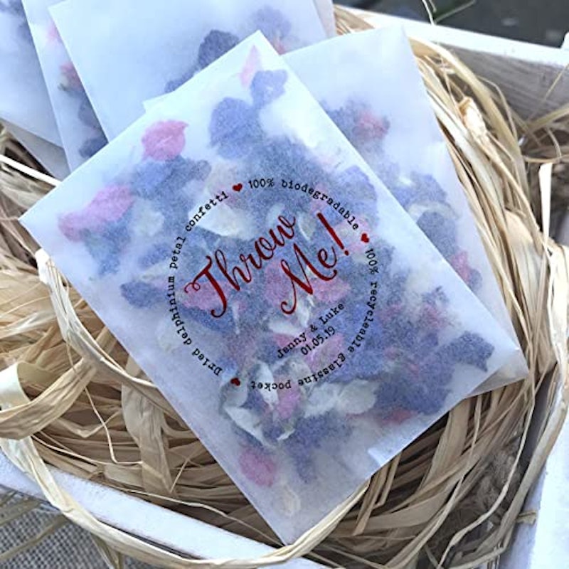 Eco-friendly Glassine Wedding Confetti Bags 1