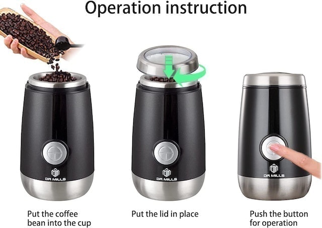 Electric Dried Spice and Coffee Grinder 2