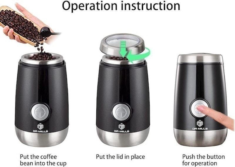 Electric Dried Spice and Coffee Grinder 2
