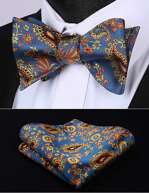 Men's Paisley Bow Tie 2