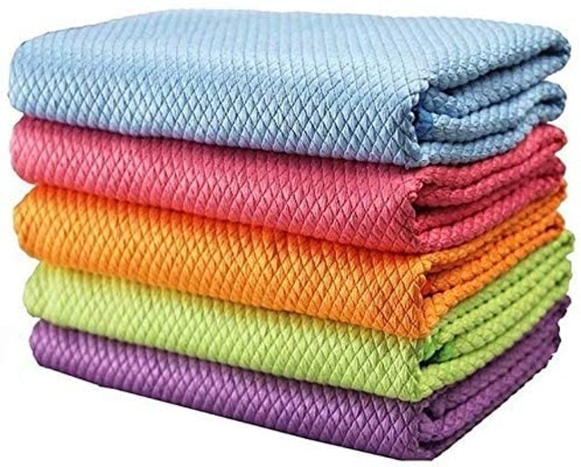 Fish Scale Microfiber Polishing Cleaning Cloths 1