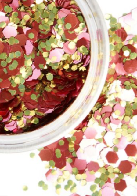 Biodegradable Glitter - Rose Gold Rush  3